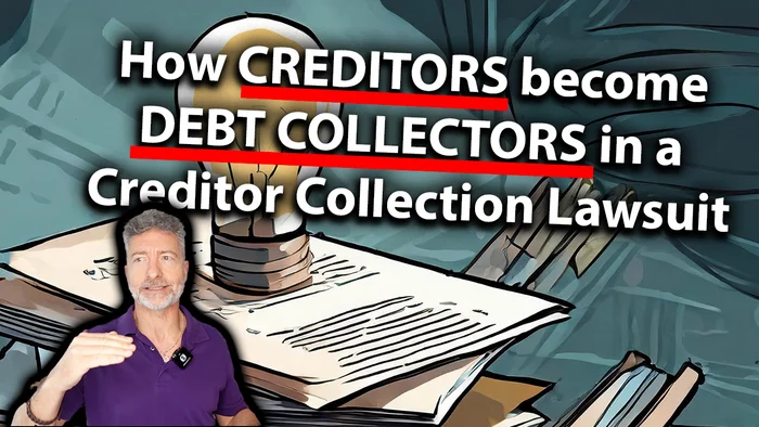 How Creditors become Debt Collectors in a Creditor Collection Lawsuit